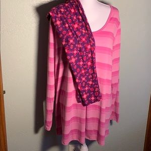 3Xl - LulaRoe 2 piece Outfit